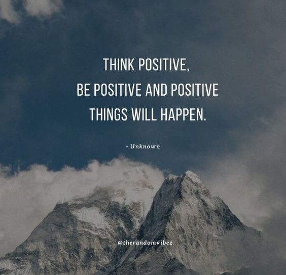 Positive Thinking Quotes to Inspire Positive Thoughts – The Random Vibez