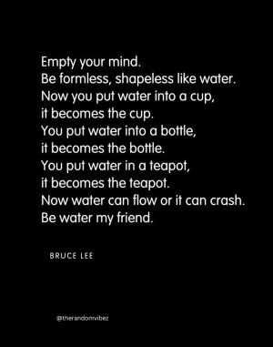 bruce lee quotes water