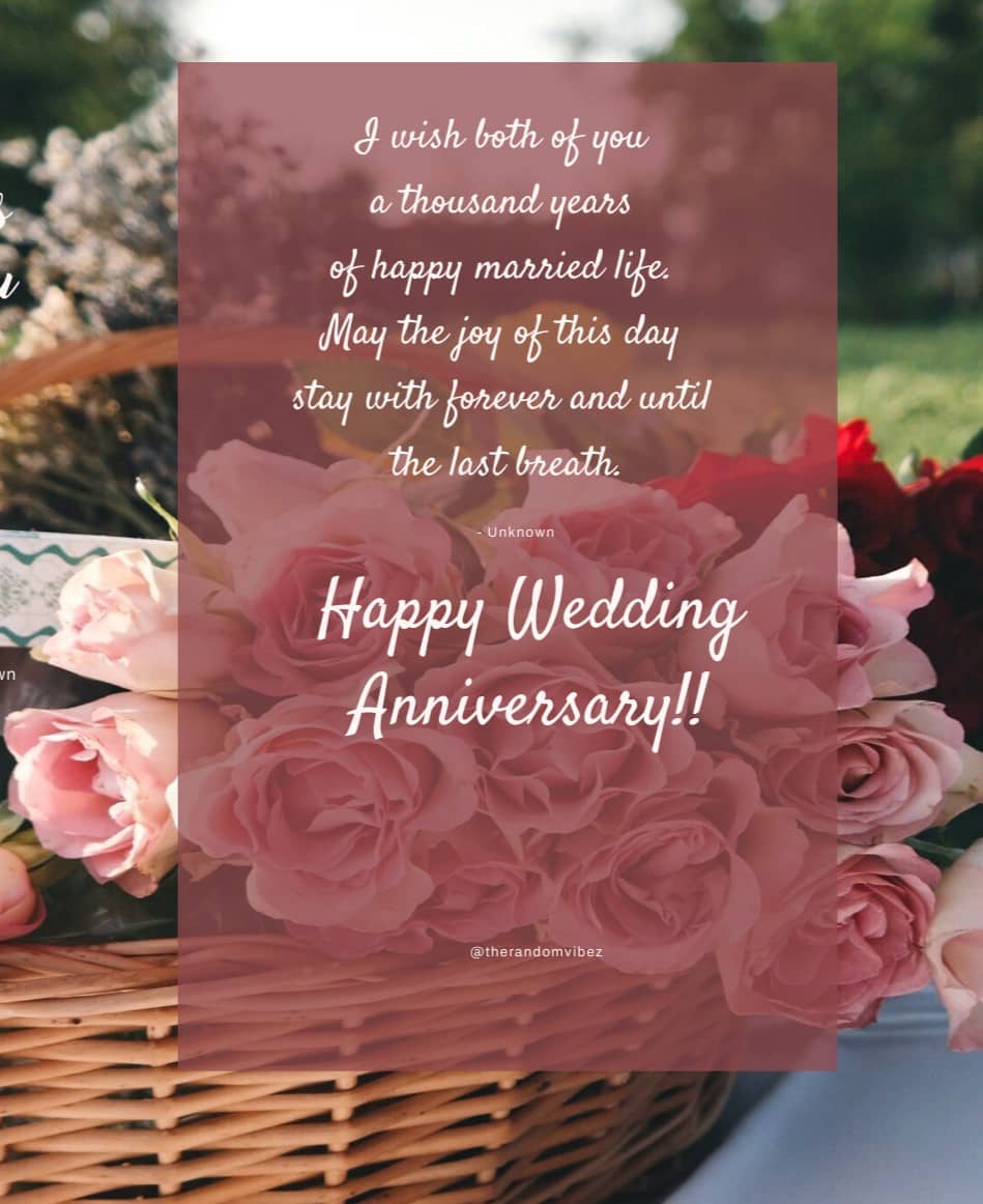 Anniversary Quotes, Wishes & Messages For Couples – The Random Vibez