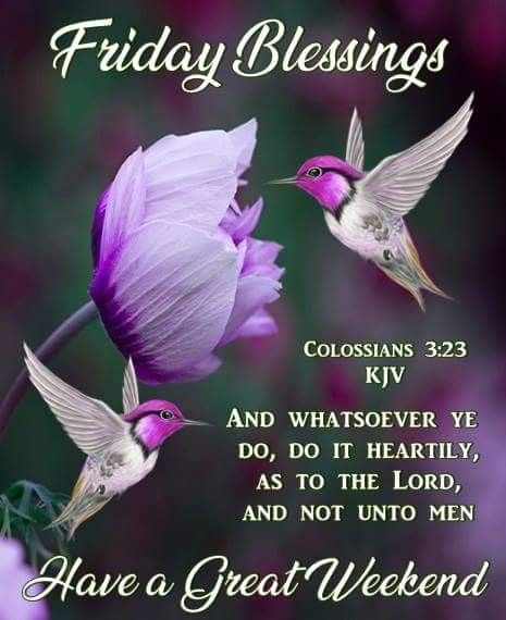 170+ Friday Blessings Images, Quotes, Pictures and GIF Photos
