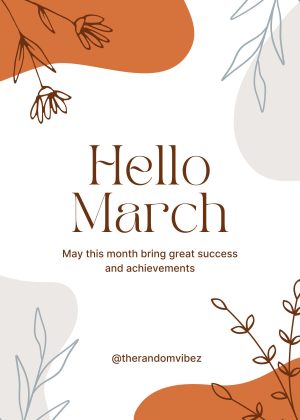 Hello March