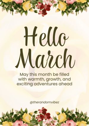 Hello March Image Fee HD