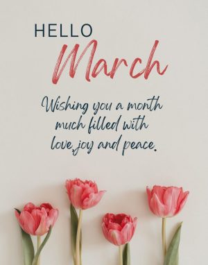 hello march wallpaper