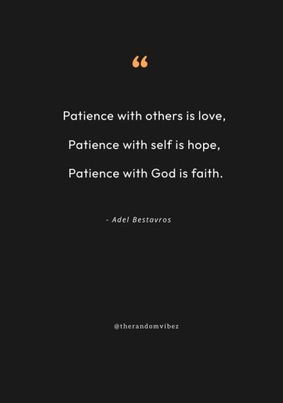 Patience Quotes To Be Patient In Love, Life, and Success – The Random Vibez
