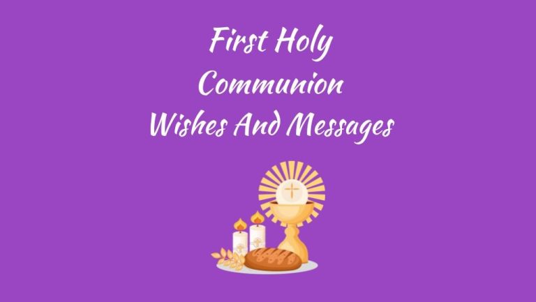 100 First Communion Wishes To Cherish The Special Day
