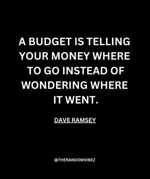 Inspirational Budget Quotes