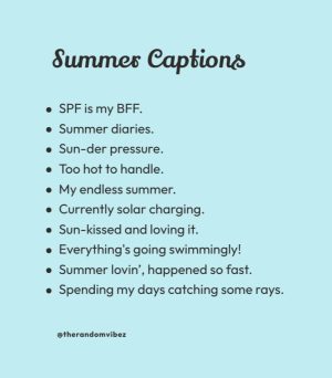 Summer Captions