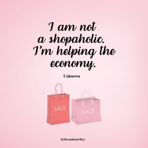 cute sayings about shopping