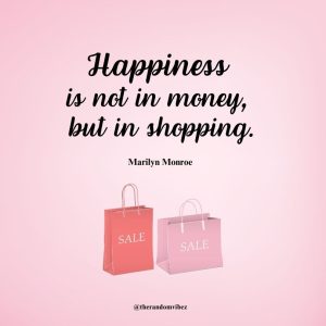 famous shopping quotes