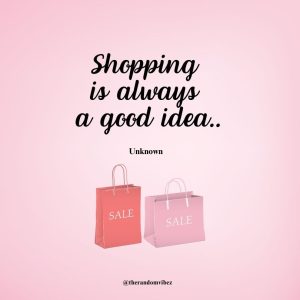 shopping quotes