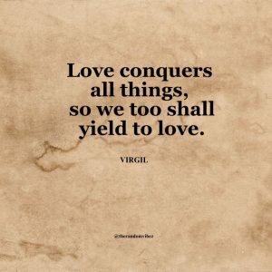 virgil quotes about love