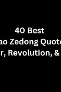 40 Mao Zedong Quotes On War, Revolution, & Power