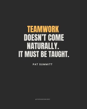 pat summitt quotes on teamwork