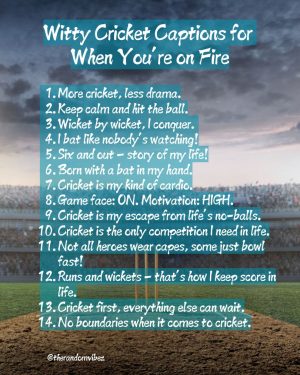 short cricket quotes