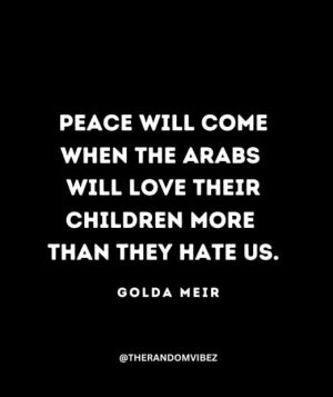 Golda Meir Sayings