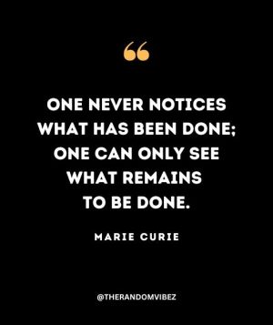 Uplifting Marie Curie Quotes